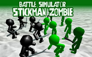 Battle Simulator Stickman Zombie